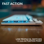 G915 X LIGHTSPEED WRL Gaming Keyb WH LOG