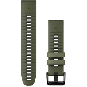 Quickfit 22 mm band Moss/Graph. Silicone