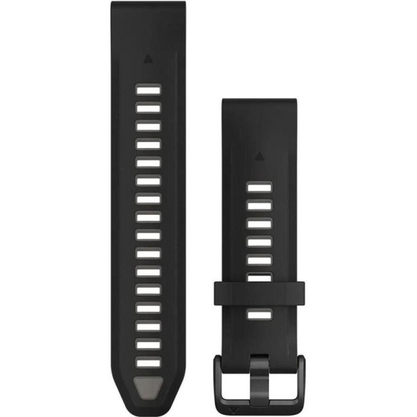 QuickFit 20 Band Black/Gray Silic GARMIN