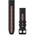 Quickfit 22 mm band Blk/Red Silic GARMIN