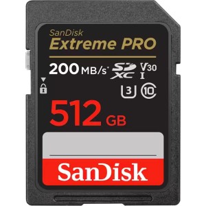 SDXC karta 512GB Extreme PRO C30 SANDISK