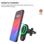 Držák s QI nabíjením MagClick 15W FIXED
