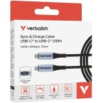 31849 USB-C kabel 240W 1,2m bl. VERBATIM