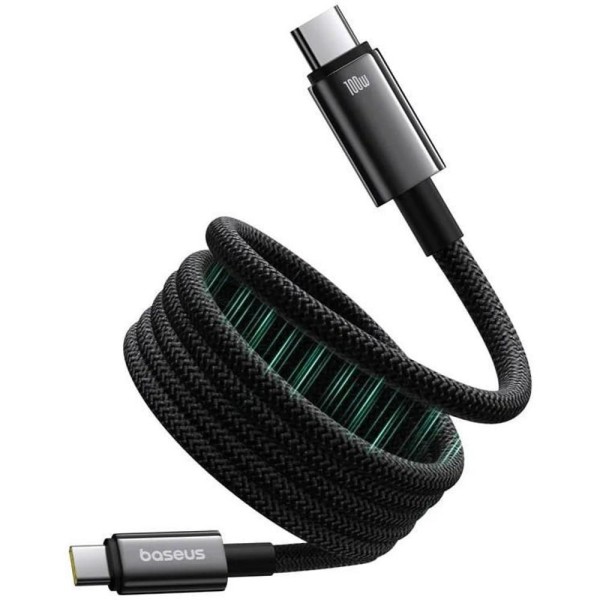 Magnet. kabel USB-C/USB-C 1m 100W černý