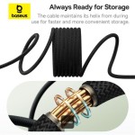 Magnet. kabel USB-C/USB-C 1m 100W černý