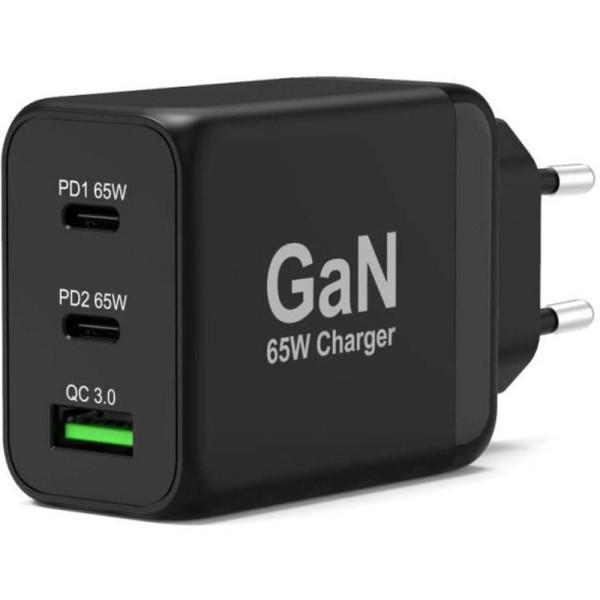 GaN nab. 2xUSB-C/USB-A 65W PORT CONNECT