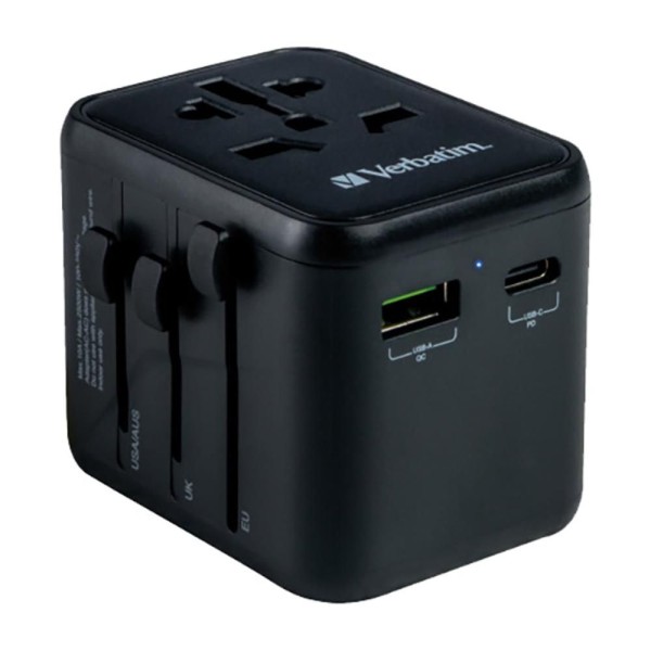 Adaptér USB-C 20W+USB-A 18W VERBATIM