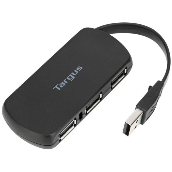 USB-A 4-Port 2.0 Hub Black TARGUS