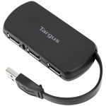 USB-A 4-Port 2.0 Hub Black TARGUS