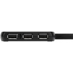 USB-A 4-Port 2.0 Hub Black TARGUS