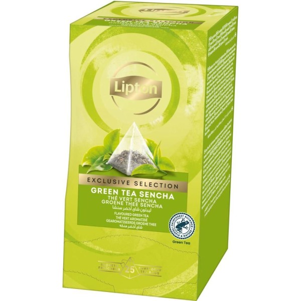 PYRAMID GREEN TEA SENCHA 25 SÁČKŮ LIPTON