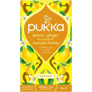 BIO CITRON/ZÁZVOR/MANK/MED 20 SÁČ. PUKKA