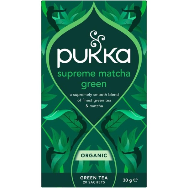 BIO SUPREME MATCHA GREEN 20 SÁČKŮ PUKKA