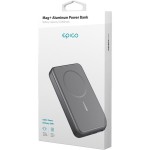 Mag+ Alu PB 10 000mAh - šedá EPICO