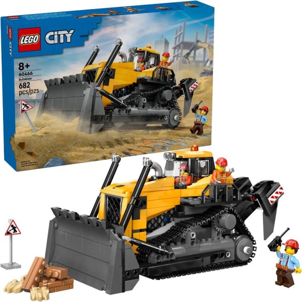 60466 Žlutý buldozer LEGO