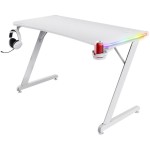 GXT 709W Luminus herní stůl RGB TRUST