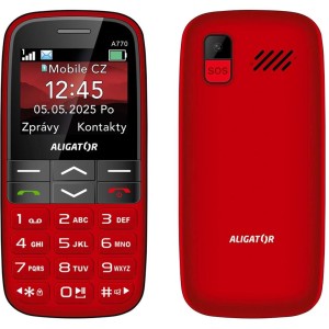 A770 Senior červený + nab.stoj. ALIGATOR