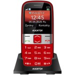 A775 Senior červený + nabíj.st. ALIGATOR