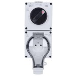 5B351 zásuvka s vypínačem IP66 SOLIGHT