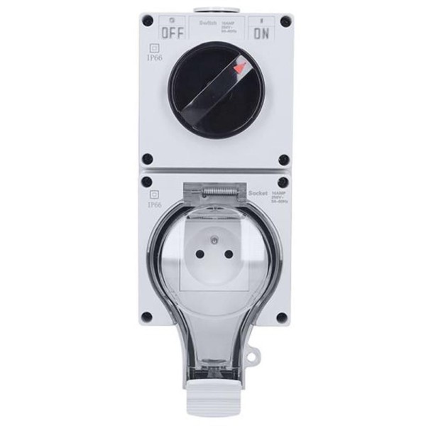 5B351 zásuvka s vypínačem IP66 SOLIGHT