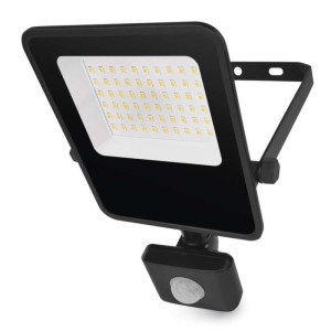 LED reflektor VISIO s pohybovým čidlem, 30 W, černý, neutrální bílá