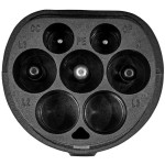 Adaptér Typ 2/Typ 1, M - F,8kW,32A AKYGA