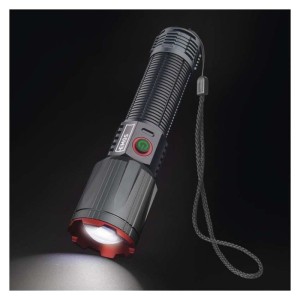 LED nabíjecí kovová svítilna 3000 lm, 5000 mAh