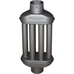 Žemini, Teplovzdušný výměník, délka - 0,65 m, průměr 130 mm, barva - antracit