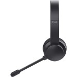 Ayda PC headset BT ANC Black TRUST