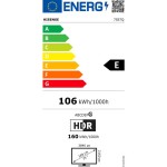 75E7Q QLED TV HISENSE
