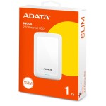 External HDD 1TB HV300 white ADATA