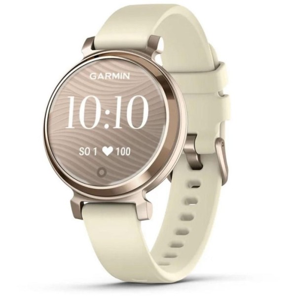 Lily 2 Cream Gold/Coconut Silicone Band