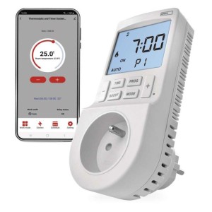 GoSmart Termostat do zásuvky s funkcí digitálního časovače 2v1 s WiFi