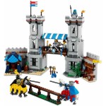 31168 Středověký hrad a rytíři na koních