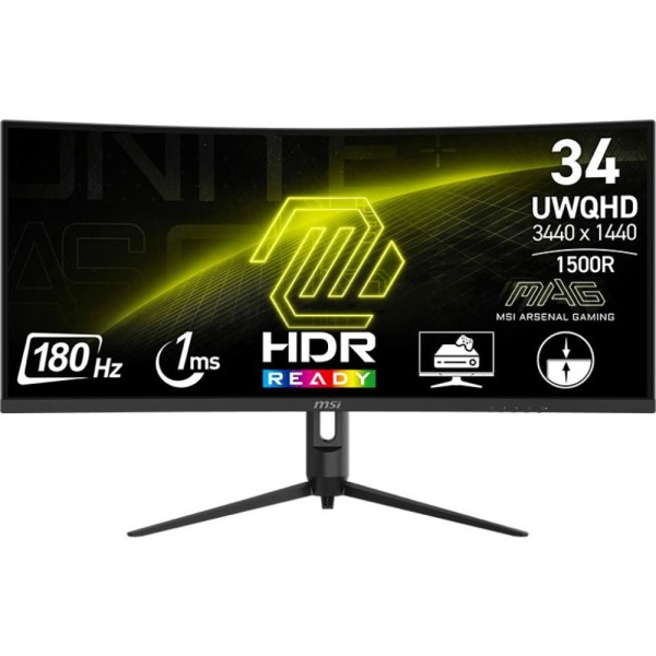 MAG 342CQR E2 34 180Hz 1ms prohnutý MSI