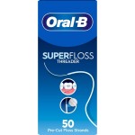 SUPERFLOSS ZAVADĚČ NITĚ ROVNÁTKA ORAL-B