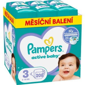 PLENKY AKTIVE BABY VEL. 3/208 KS PAMPERS