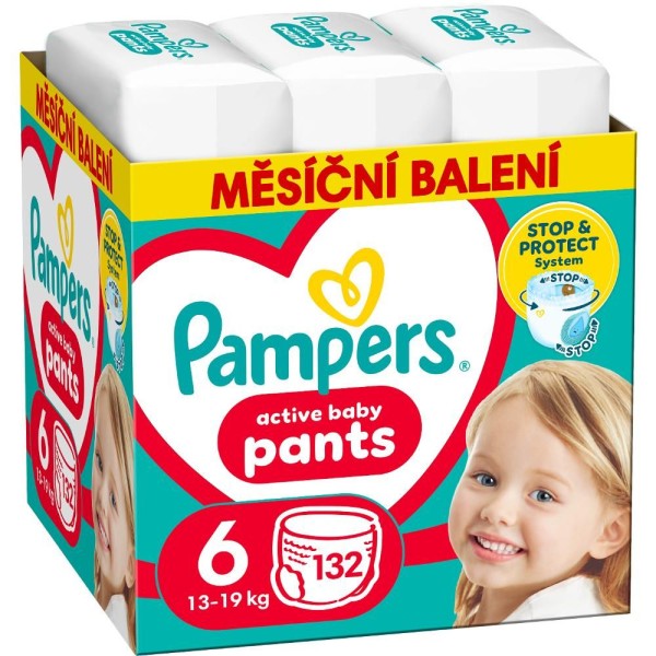 KALHOTKY AKTIVE BABY VEL 6/132KS PAMPERS
