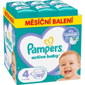 PLENKY AKTIVE BABY VEL. 4/180 KS PAMPERS