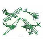 10993376 helikopter set, 515 dílů MERKUR