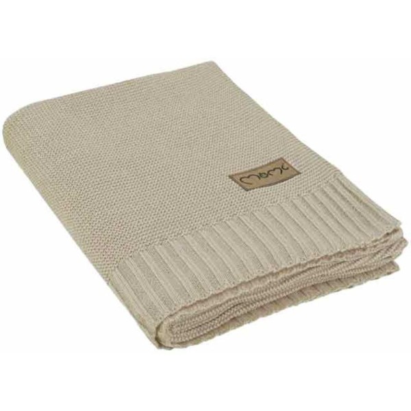 Dětská pletená deka HUG béžová MOMI