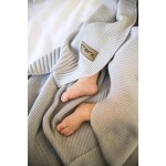 Dětská pletená deka HUG béžová MOMI