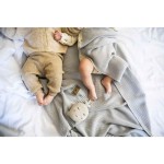 Dětská pletená deka HUG béžová MOMI