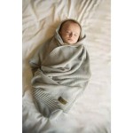 Dětská pletená deka HUG béžová MOMI