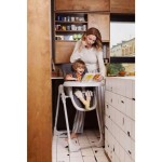 Jídelní židlička GOJO šedá MOMI