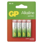 Alkalická baterie GP Alkaline AA (LR6), 8 ks