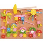 102191101 Deska s přib.tvary-růžo. WOODY