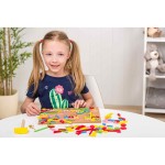 102191101 Deska s přib.tvary-růžo. WOODY