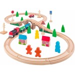 102191121 Vláčkodr.osmička 40 dílů WOODY