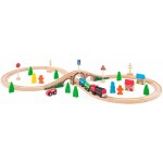 102191121 Vláčkodr.osmička 40 dílů WOODY